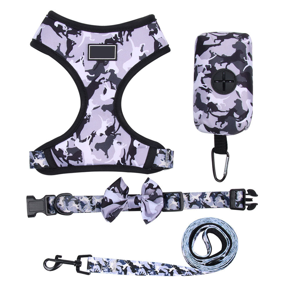 Arnes con estampado rosa
