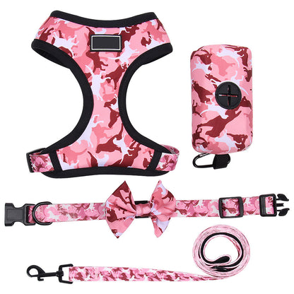 Arnes con estampado rosa