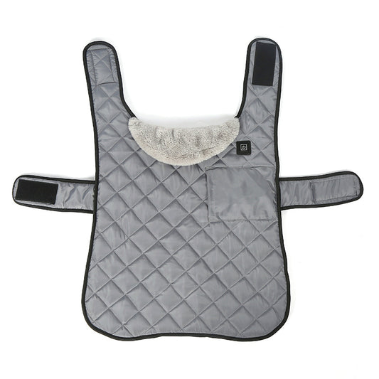 Chaqueta con calentador para perro