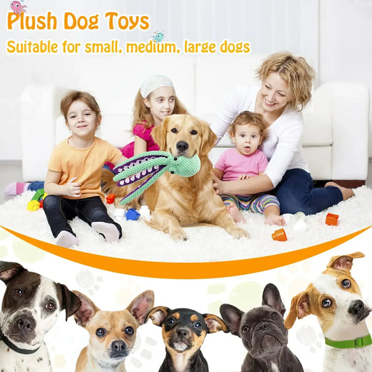 Juguete pulpo para perros